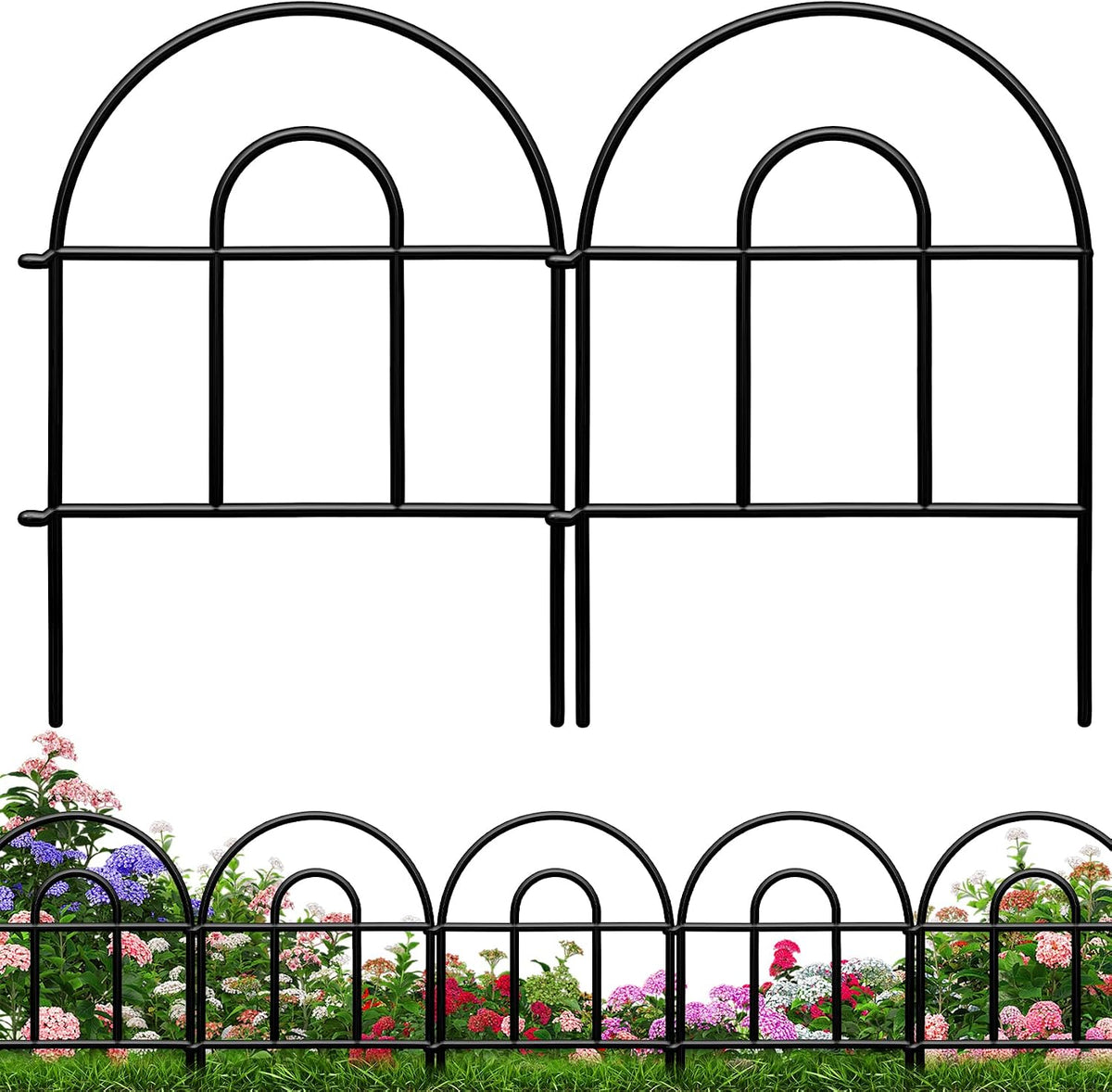 Decorative Garden Fence 21.67ft x 17in - 20 Pack