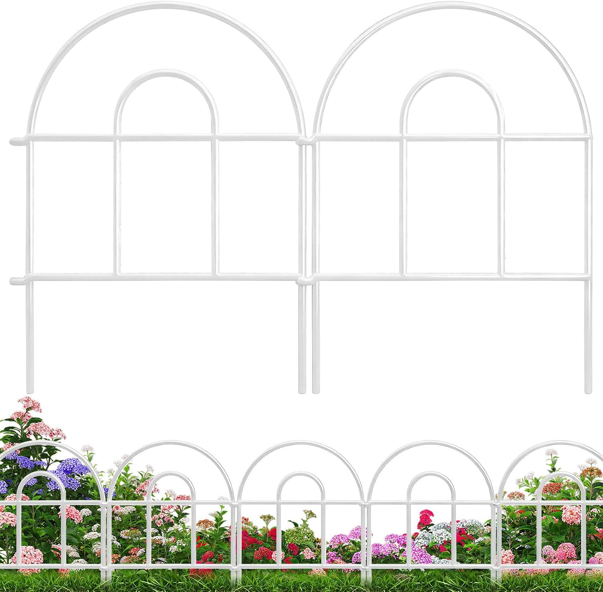 Decorative Garden Fence 21.67ft x 17in - 20 Pack