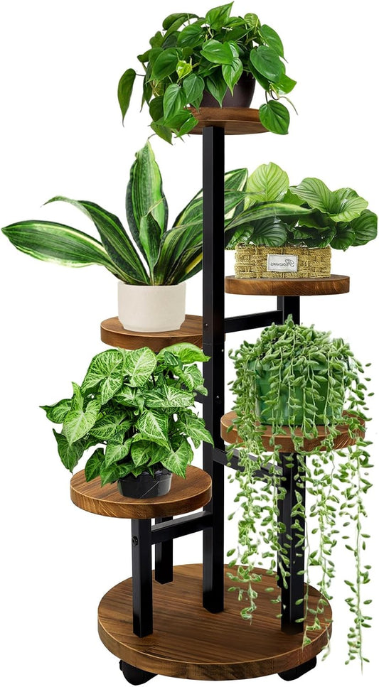 Plant Stand Indoor, Metal Wood Plant Stands For Indoor Plants Multiple