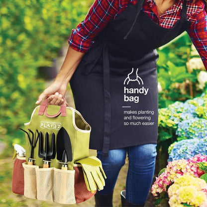 Gardening Tools Set of 10 - Complete Heavy Duty Garden Tools
