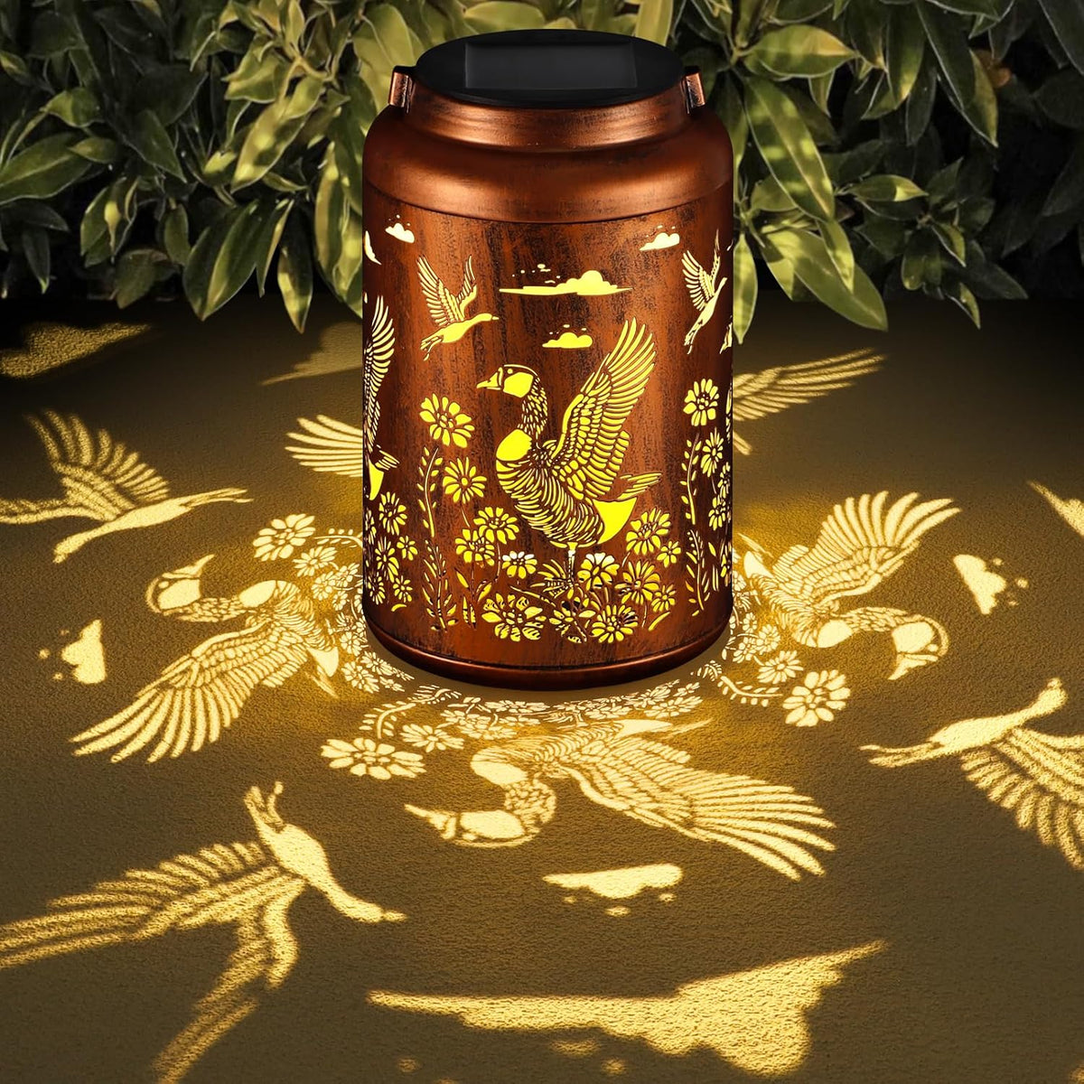 Solar Lanterns Outdoor Waterproof Hummingbird Garden Decor Gifts