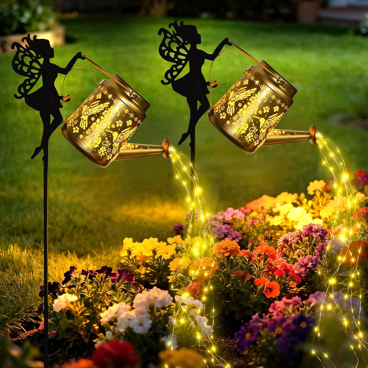 Solar Lights Outdoor Waterproof, Fairy Solar Garden Lights Outdoor Decoration