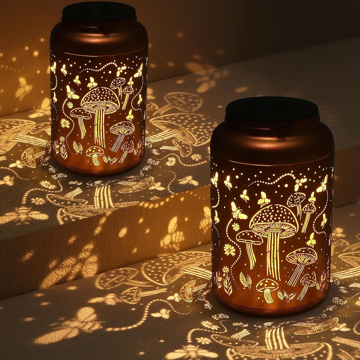Solar Lanterns Outdoor Waterproof Hummingbird Garden Decor Gifts