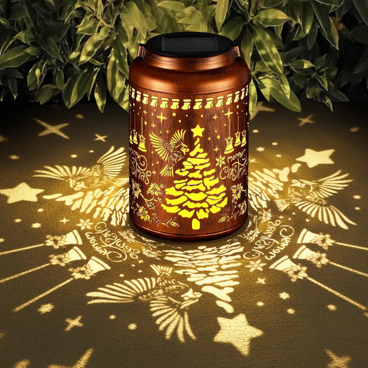 Solar Lanterns Outdoor Waterproof Hummingbird Garden Decor Gifts