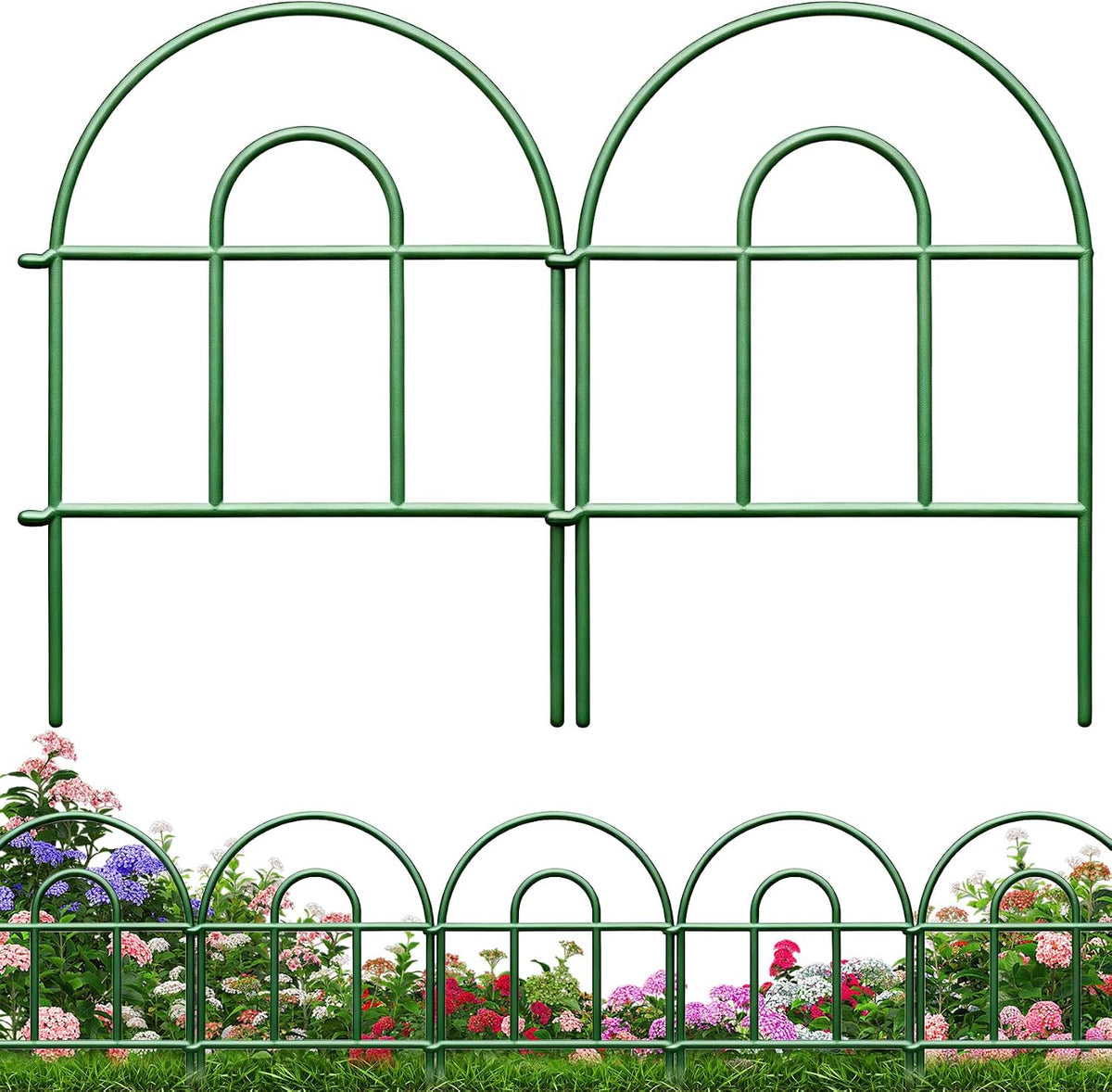 Decorative Garden Fence 21.67ft x 17in - 20 Pack