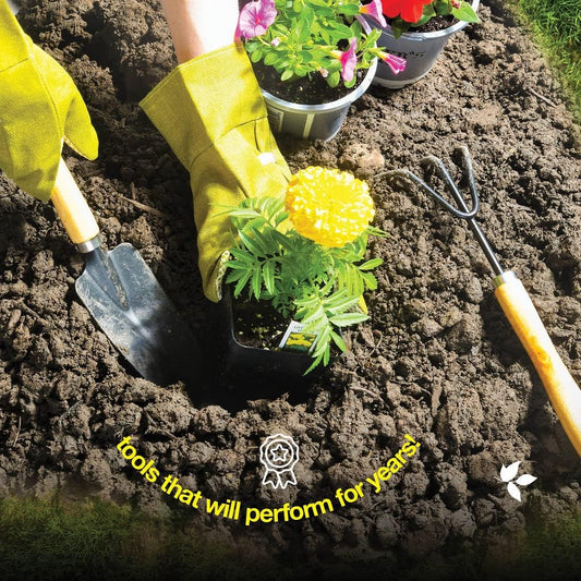 Gardening Tools Set of 10 - Complete Heavy Duty Garden Tools