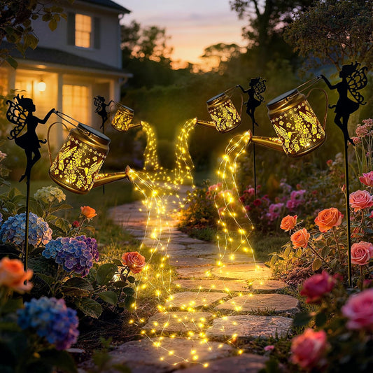 Solar Lights Outdoor Waterproof, Fairy Solar Garden Lights Outdoor Decoration